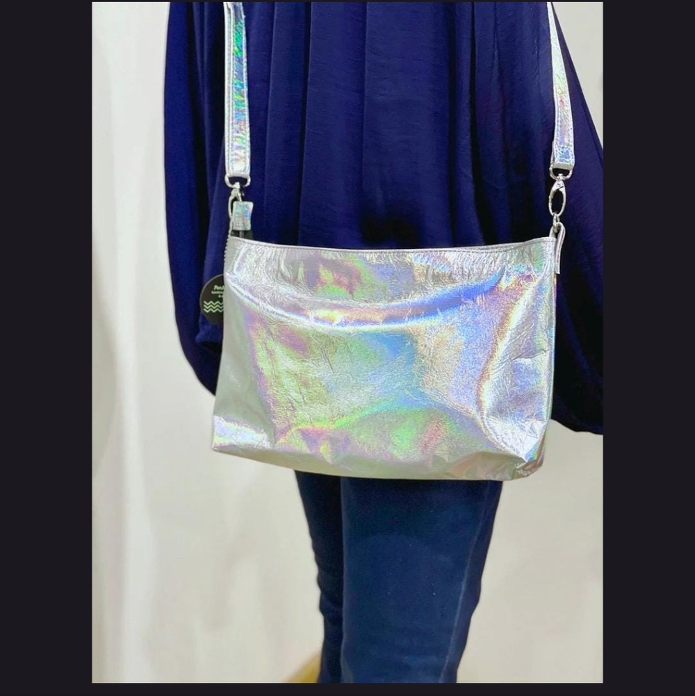 Leather Holographic Purse